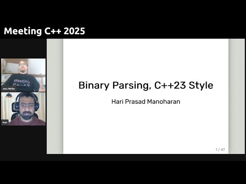 Binary Parsing - C++23 Style! - Hari Prasad Manoharan - Meeting C++ 2025