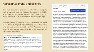 Video: The Golden Age of Islamic Science - or Non-Muslims and Persians? | Honest Truth
