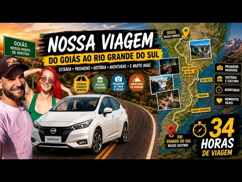 DE CALDAS NOVAS GOIAS ATÉ SÃO SEBASTIÃO DO CAI,RIO GRANDE DO SUL.#shorts #viagem #youtubeshorts