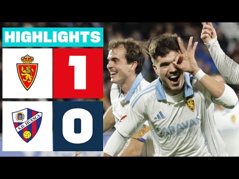 REAL ZARAGOZA 1 - 0 SD HUESCA | RESUMEN LALIGA HYPERMOTION