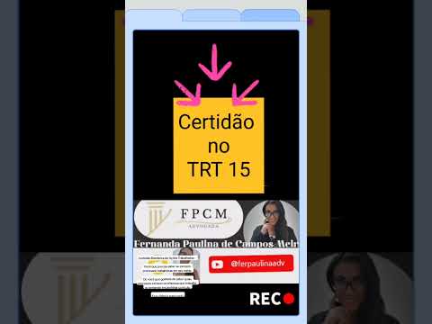 Vídeo: Certidão TRT: perguntas e respostas sobre emissão