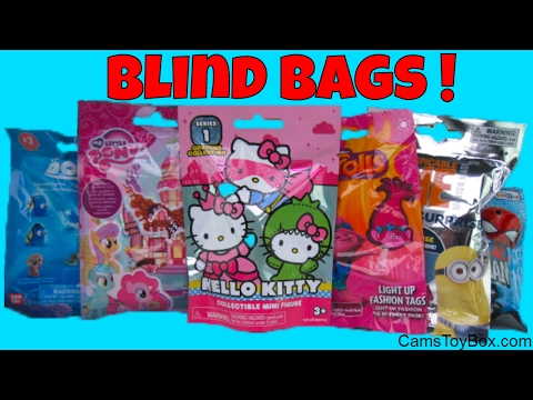 My Little Pony Pint Size Heroes Finding Dory DreamWorks Trolls Fashion Tags Toy Surprises Blind Bags Video
