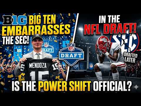 BIG TEN EMBARRASSES THE SEC In The NFL Draft… Is The Power Shift Official?