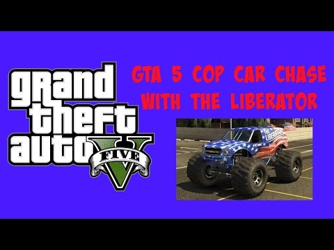 GTA 5 Cop Car Chase With The Liberator