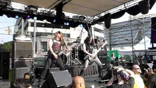 Aura Noir - Upon﻿ The Dark Throne live at Maryland Deathfest IX