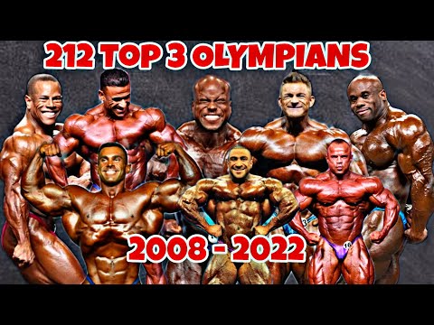 ALL 212 MR. OLYMPIA WINNERS / 2008 - 2022