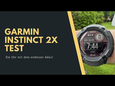 Test of the Garmin Instinct 2X: The battery monster with solar power