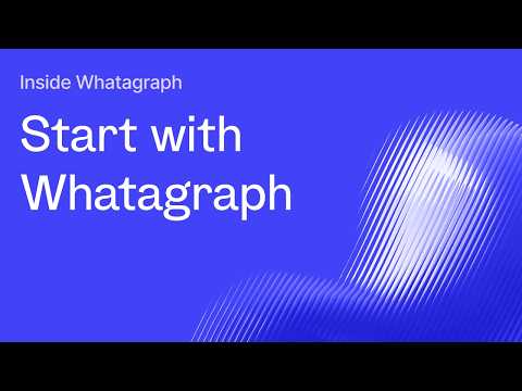 Getting started walkthrough of Whatagraph