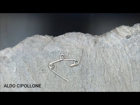 How to make a Safety pin for a Brooch