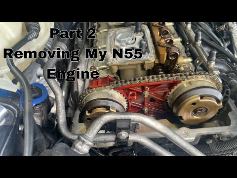Part 2 Of Removing My N55 Motor BMW F30 #diy #bmw