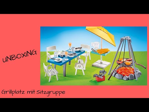 Playmobil Film deutsch - Grillplatz mit Sitzgruppe - Unboxing