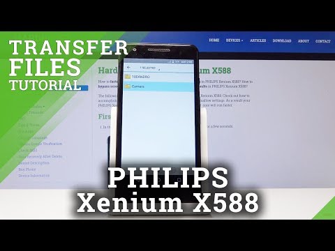How to Transfer Files in PHILIPS Xenium X588 - Move Data to SD Card