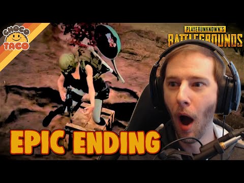 chocoTaco's Most Epic Ending Ever? - PUBG Solos Gameplay