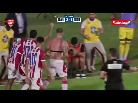 Náutico 2x1 Brusque - Gol de PÊNALTI -  Paulo Sérgio -SÉRIE C - 11.10.25