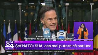 Rusia și China sunt amenințările reale pentru teritoriul NATO, spune Mark Rutte