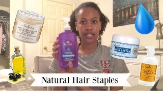 Natural Hair Staple Products | Simple and Natural