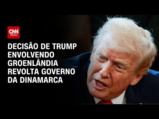 Decisão de Donald Trump recomeça tensão envolvendo Groenlândia | CNN PRIME TIME