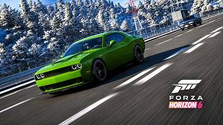 Dodge Challenger SRT Hellcat (2015) - Forza Horizon 6 Gameplay | Realistic Graphics + Exhaust Sound