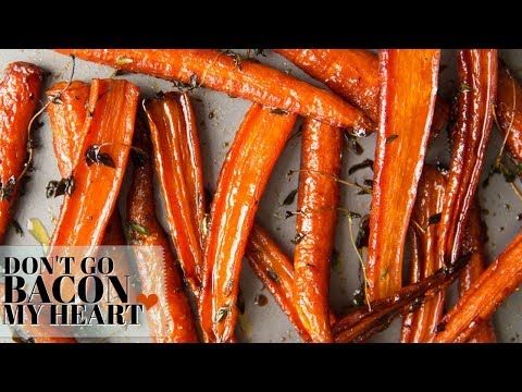 Honey Balsamic Roasted Carrots