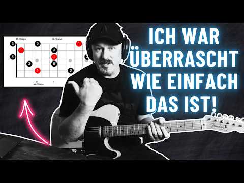 🎸CAGED System in 15 minutes ➠ Learn how to combine chords and pentatonic scales!