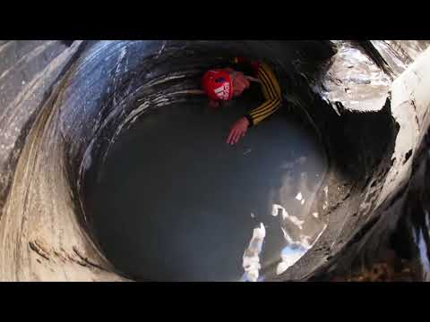 The beautiful narrow canyon of Vorab (Switzerland)