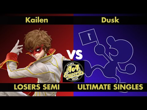 SSBU - 4o4 Smash Night 26 - Kailen (Joker) vs 4o4| Dusk (Mr. Game & Watch) - Losers Semi-Final