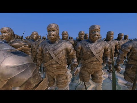 30,000 Mummy army attacking Roman warriors | Ultimate Epic Battle Simulator