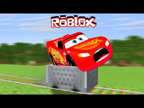 Lightning McQueen Play MINECRAFT OBBY NEW LEVELS in Roblox