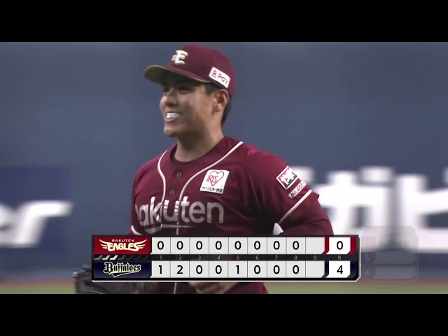 【8回裏】イーグルス・中込陽翔 流れを呼び込む2イニング無失点の好リリーフ!! 2025年9月29日 オリックス・バファローズ 対 東北楽天ゴールデンイーグルス