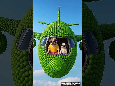 VIP Boss Dogs laugh on Dirty Dogs then Dogs made Giant insane Robot-Plane #dog #airplane #ai