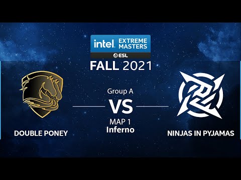CS:GO - Double Poney vs. Ninjas in Pyjamas [Inferno] Map 1 - IEM Fall 2021 - Group A - EU