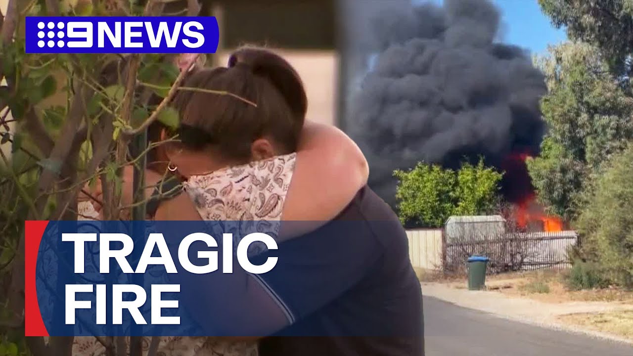 Three-year-old boy dies in caravan fire | 9 News Australia