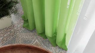 Тюль «Тонгри (зеленый) - 250 см» — видео о товаре
