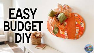 Step-by-Step Fall Pumpkin Wreath for Beginners