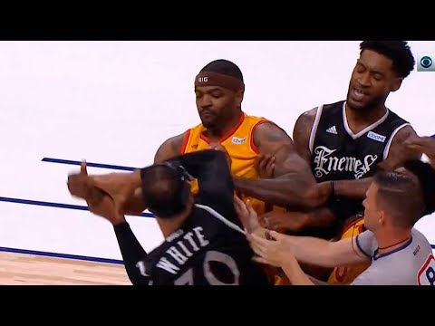 Things Get Heated During BIG3 Game Between Josh Smith & Royce White