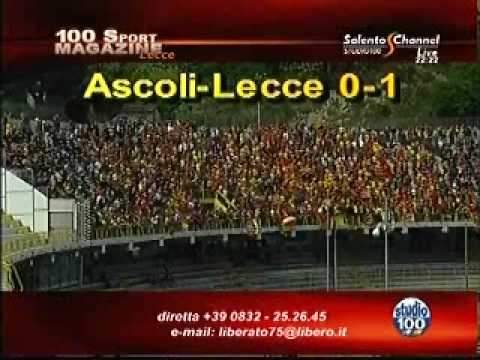 Clip Tifosi "100 Sport Magazine": Ascoli - Lecce 1-2.avi