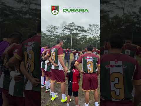 ⚽Selección #Durania participa en el Campeonato Departamental Norte Territorio de Paz
