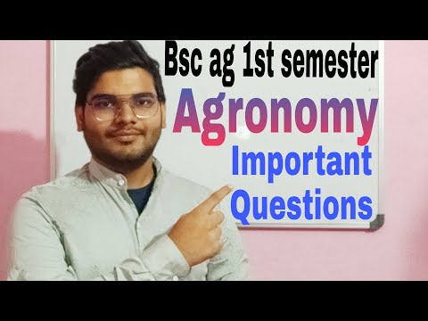 Important questions of agronomy agrnomy important topics agronomy most important questions