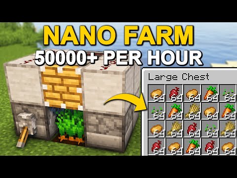 The BEST Nano Crop Farm in Minecraft 1.21+ (Tutorial)