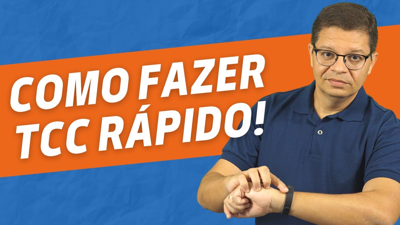 Como fazer um TCC Rápido | André Fontenelle