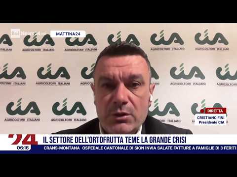 RAINEWS 24 - Parte Macfrut. In diretta il presidente di Cia, Fini, su rischi e sfide per l'ortofrutta