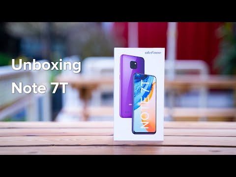 Unboxing the Ulefone Note 7T
