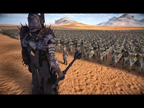 Legolas & Elven Spearmen vs Sauron & Uruk-hai - UEBS 2