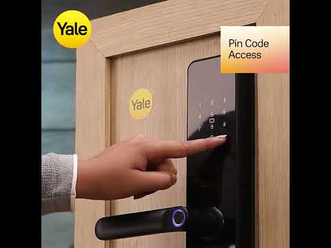 Yale YDME100NxT Smart Door Lock, Fingerprint, PIN, RFID, Manual Key Access