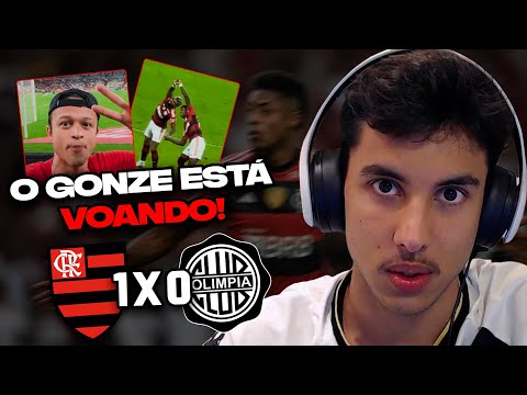 REACT DO RENATINHO: GONZE NELES - FLAMENGO 1 x 0 OLIMPIA