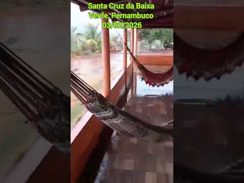 🇧🇷 CHUVA EM PERNAMBUCO, EM SANTA CRUZ DA BAIXA VERDE 03/02/2026 #chuvas #nordeste #noticias #alerta