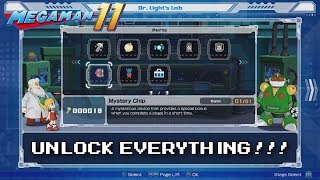 Mega Man 11 - Guide: How to Unlock EVERYTHING (All Parts, Gallery Entries, & Challenges)