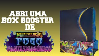 Abri uma Box Booster edição Fogo Fantasmagórico! #MegaEvoluções