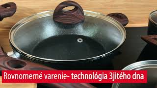 Sada riadu MagicHome Black Marble Line, 13 dielna