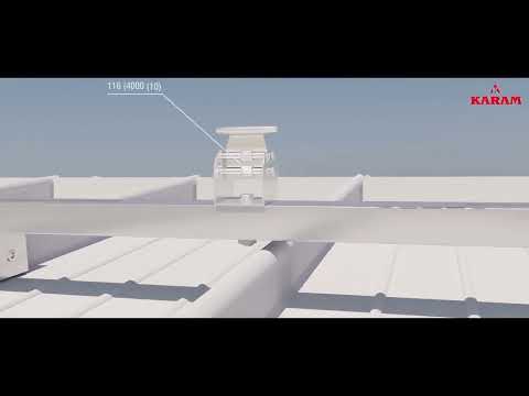 SA 116 Anchor Post   Standing Seam Metal Roof Installation Guide   KARAM Safety  FLS SOLUTIONS